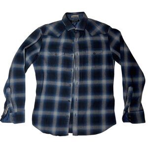 Banana Republic Men's Blue and White Polo-shirts